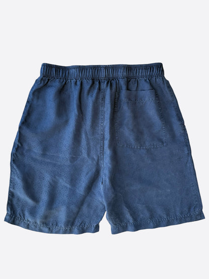 Loewe Navy Jacquard Monogram Shorts