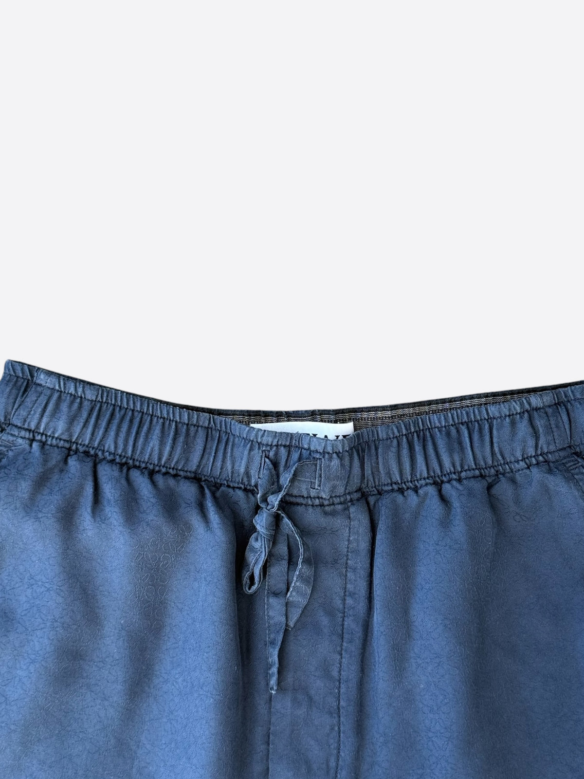 Loewe Navy Jacquard Monogram Shorts