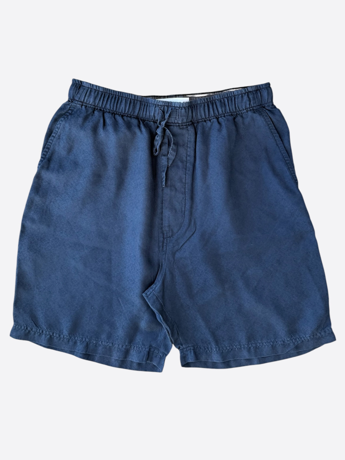Loewe Navy Jacquard Monogram Shorts