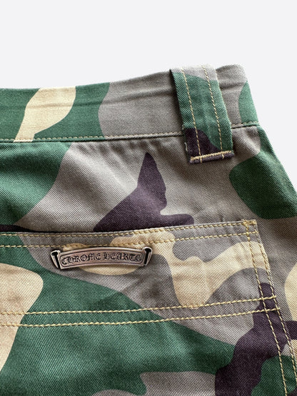 Chrome Hearts Camouflage Sex Records Cross Patch Carpenter Shorts