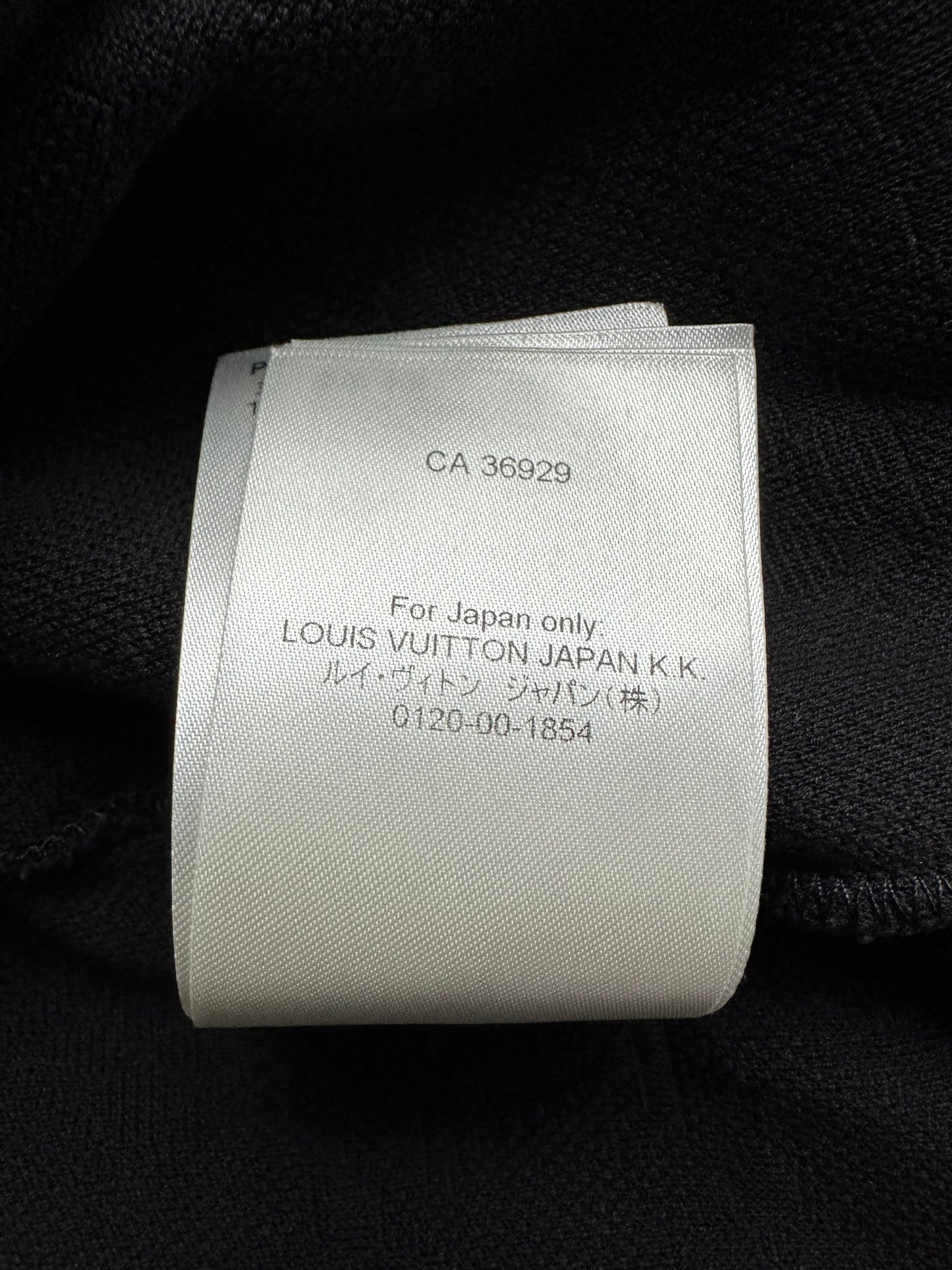 Louis Vuitton Black Monogram Pocket T-Shirt