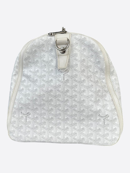 Goyard White Boston 50 Duffel Bag