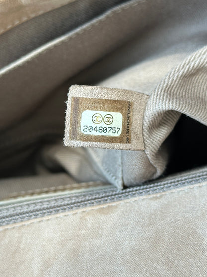 Chanel Multicolor Woven Dubai Pom Pom Medium Flap Bag