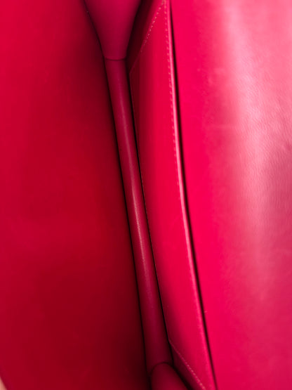 Hermes Rouge Epsom Constance Wallet on the Go