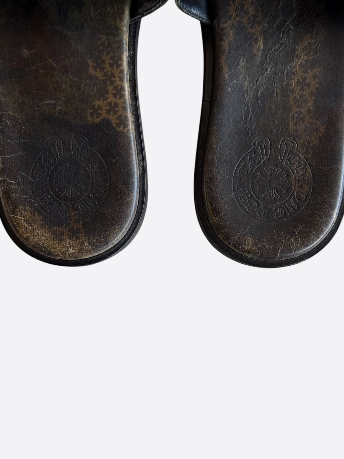 Chrome Hearts Camouflage Jacquard Cross Patch Slides