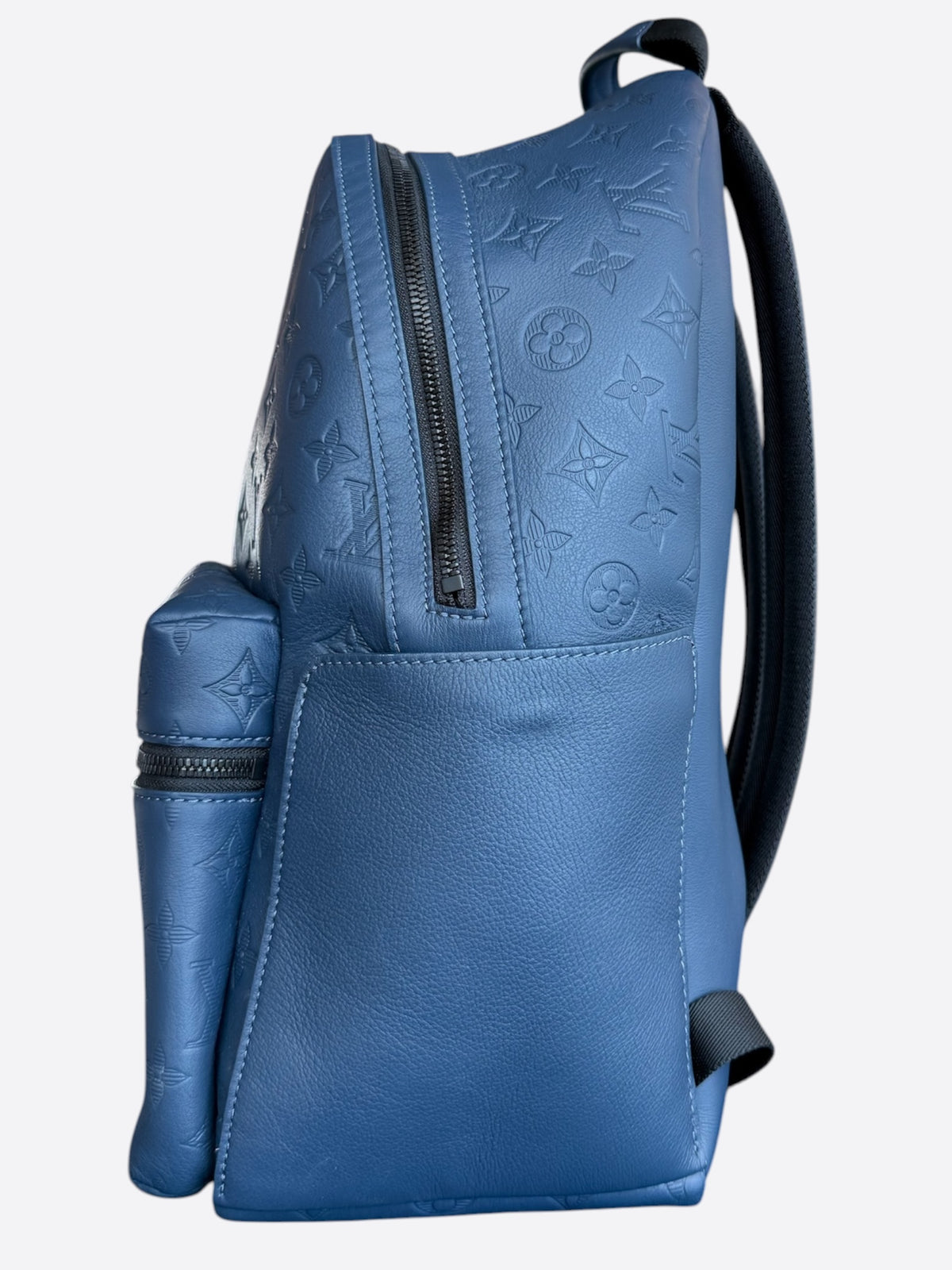 Louis Vuitton Blue Shadow Monogram Discovery Backpack