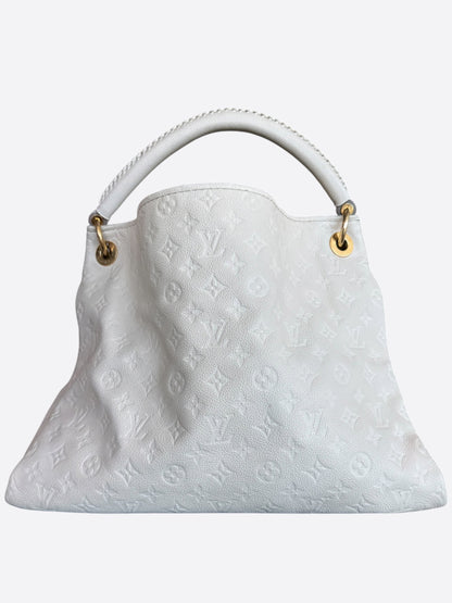 Louis Vuitton White Monogram Empreinte Artsy Handbag