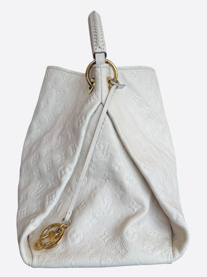 Louis Vuitton White Monogram Empreinte Artsy Handbag