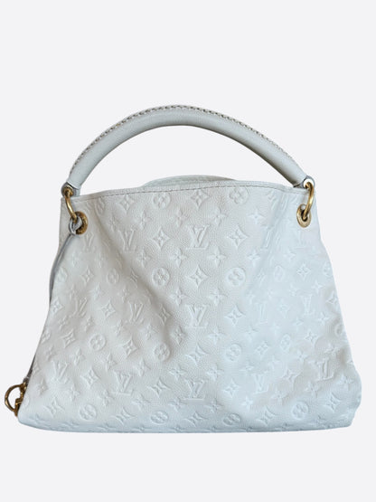 Louis Vuitton White Monogram Empreinte Artsy Handbag