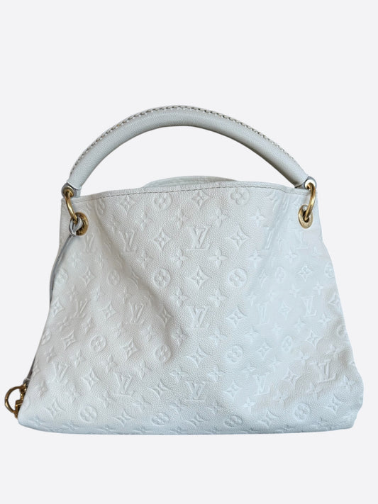 Louis Vuitton White Monogram Empreinte Artsy Handbag