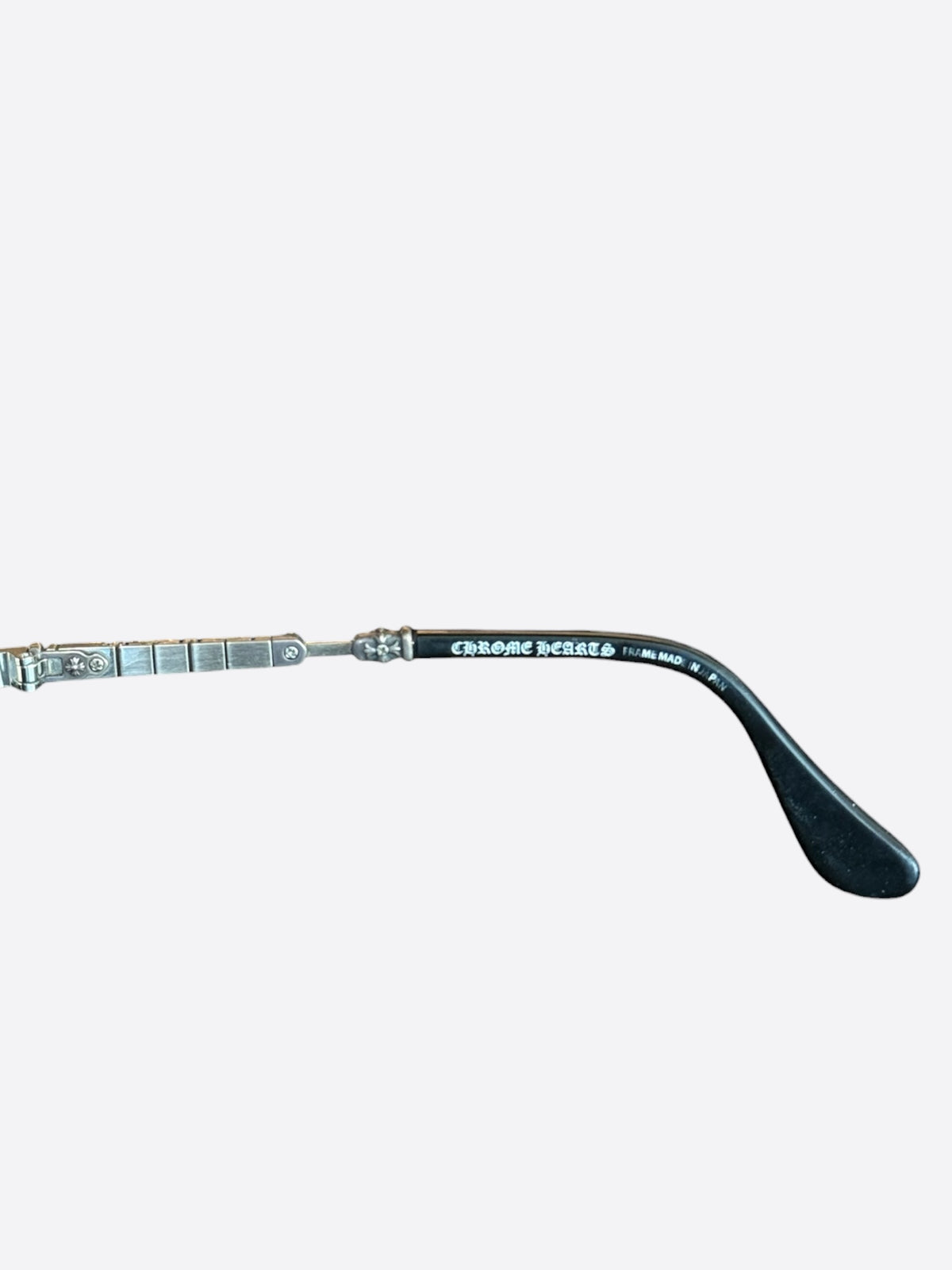 Chrome Hearts Black & Silver Jackaddict Sunglasses