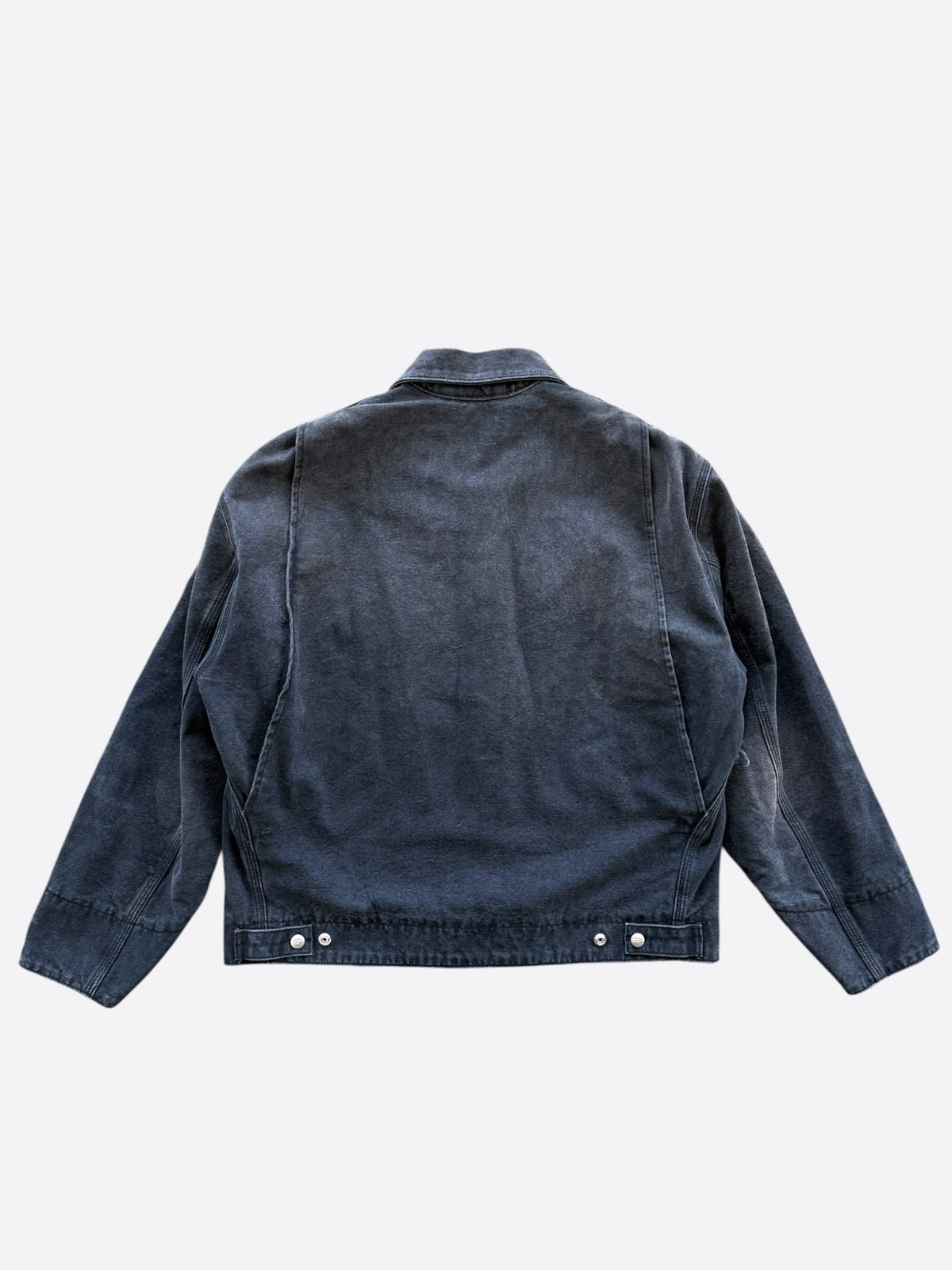 Enfants Riches Deprimes Black & White Classic Logo Distressed Work Jacket