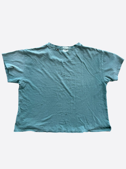 Enfants Riches Deprimes Faded Green & White Classic Logo T-Shirt