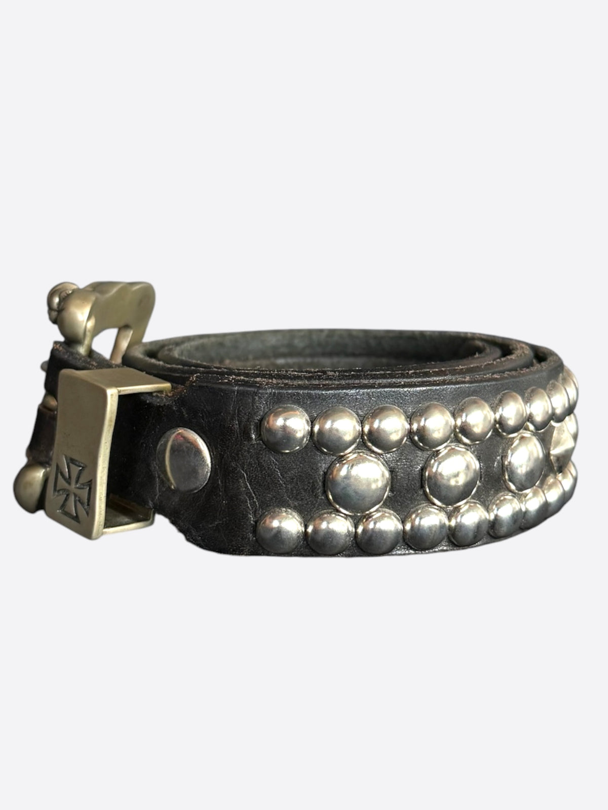 Enfants Riches Deprimes Black & Silver Studded Belt