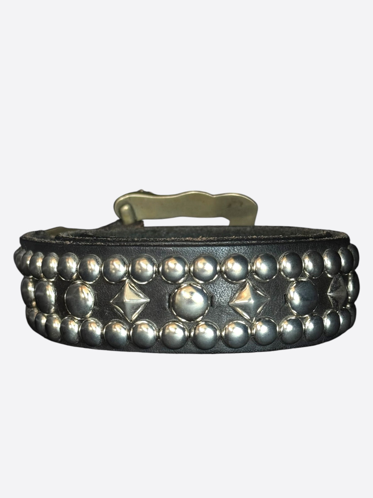 Enfants Riches Deprimes Black & Silver Studded Belt