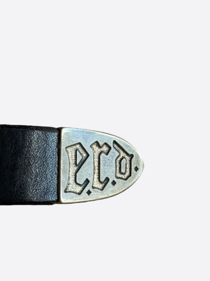 Enfants Riches Deprimes Black & Silver Studded Belt
