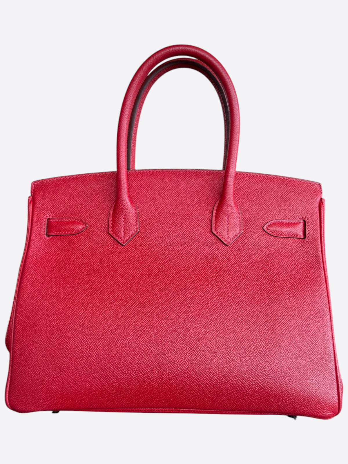 Hermes Rouge Casaque Epsom & Gold Hardware Birkin 30