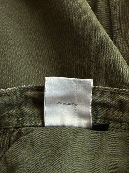 Enfants Riches Deprimes Olive Distressed Carpenter Pants