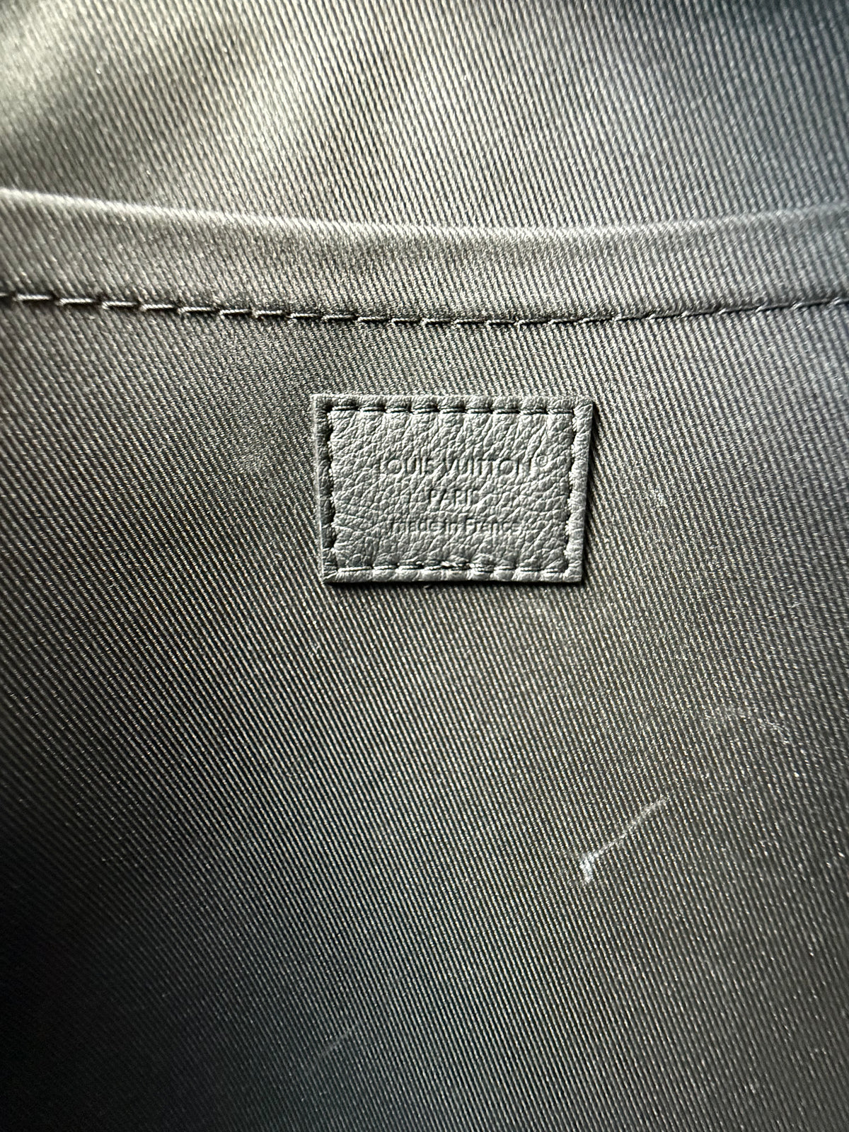 Louis Vuitton Black Shadow Monogram To-Go Pochette