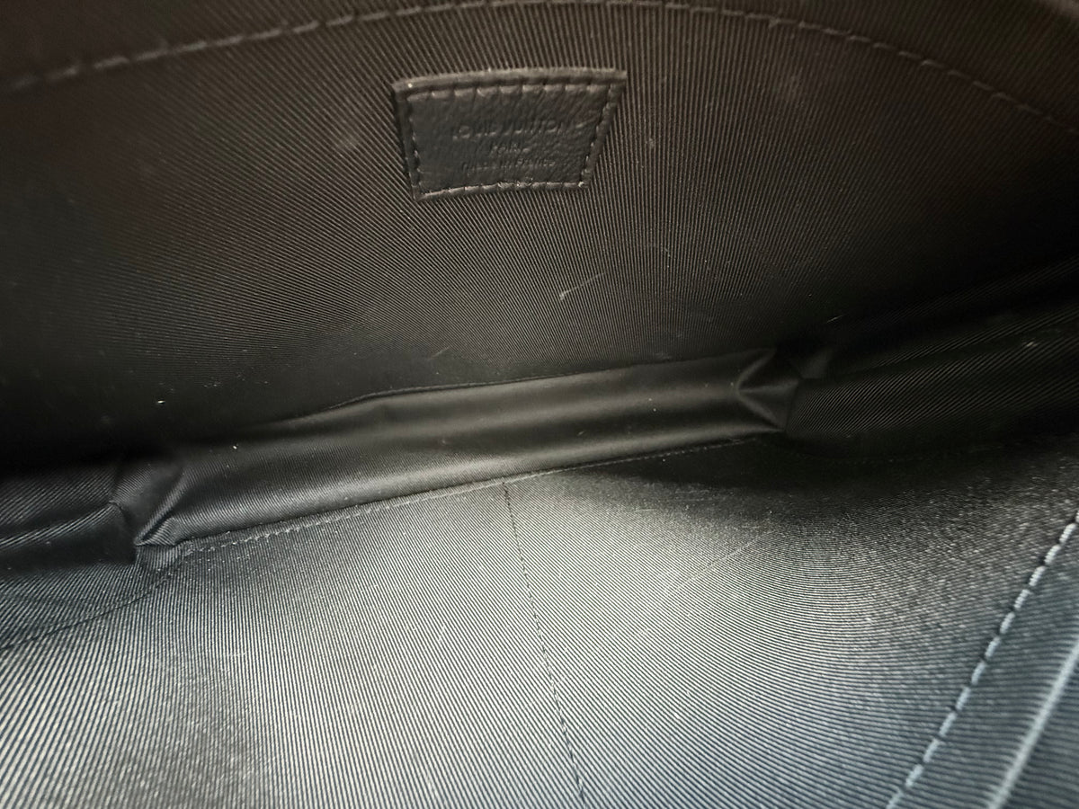 Louis Vuitton Black Shadow Monogram To-Go Pochette
