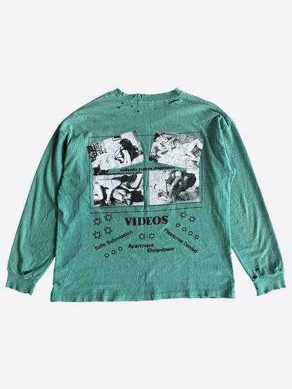 Enfants Riches Deprimes Teal Pleasures Denied Longsleeve T-Shirt