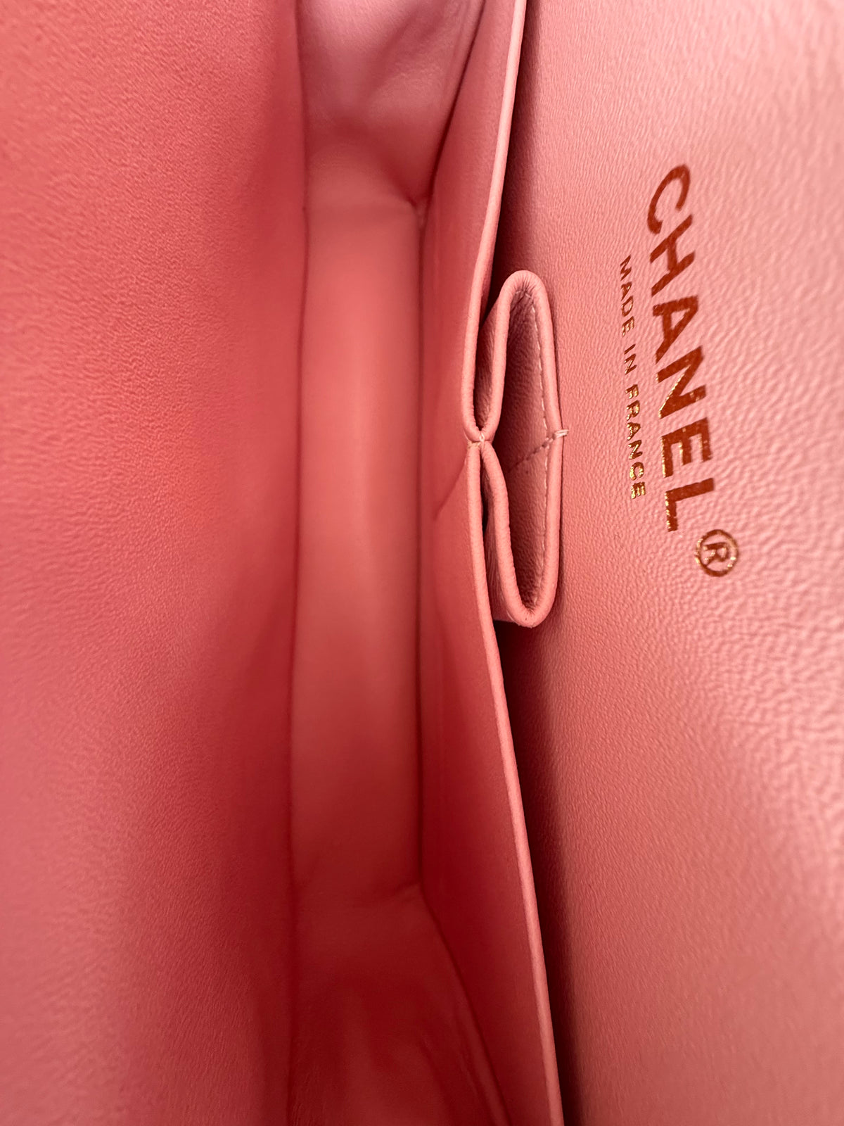 Chanel Light Blue & Pink Tweed Quilted Medium Flap Bag
