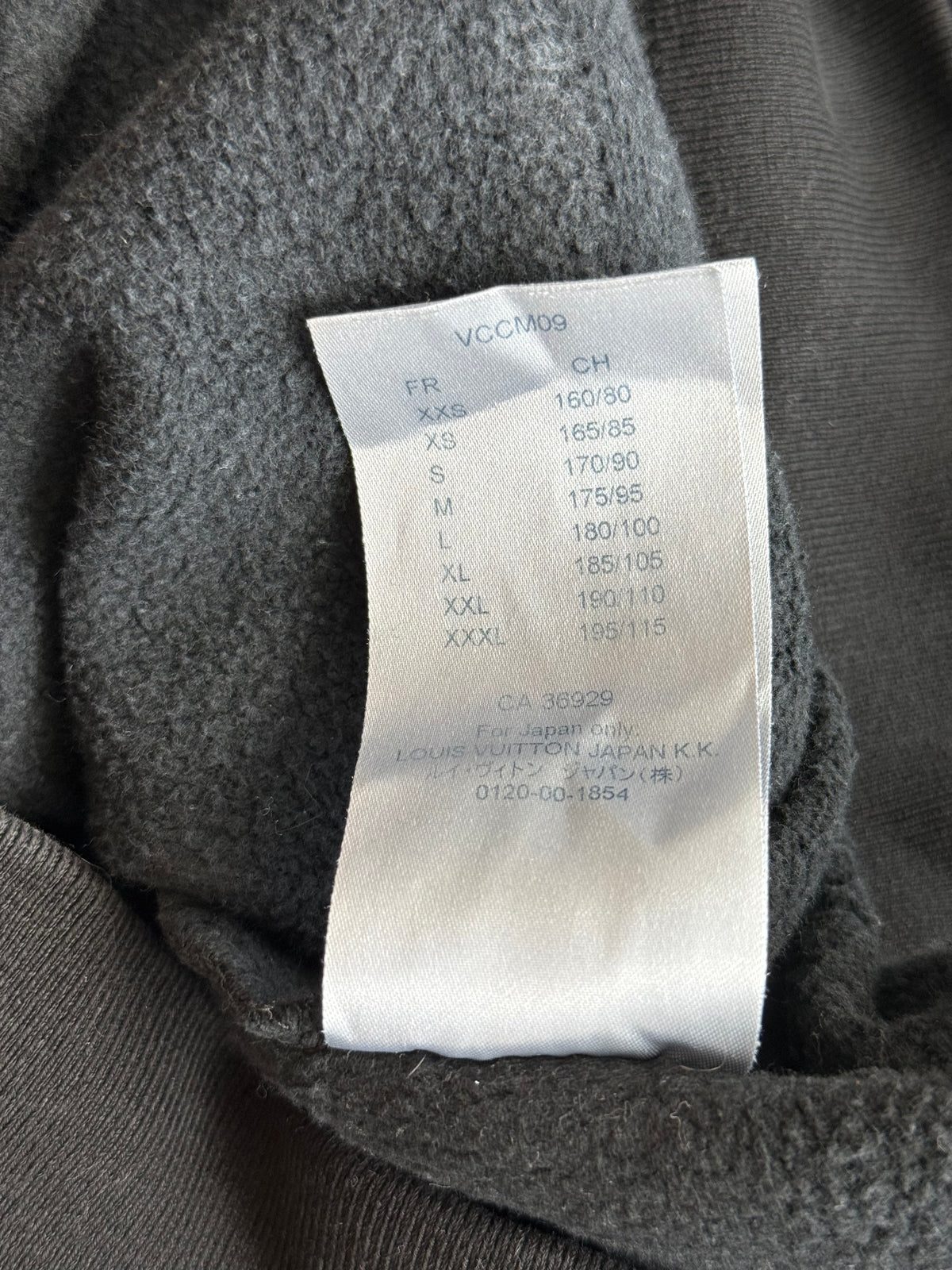 Louis Vuitton Black Reflective Sleeves Gravity Hoodie