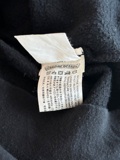 Chrome Hearts Black Cross Graveyard Zip Up Hoodie
