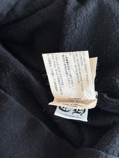 Chrome Hearts Black Cross Graveyard Zip Up Hoodie