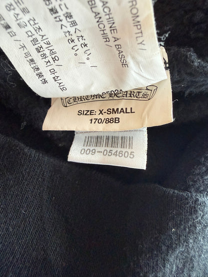 Chrome Hearts Black Cross Graveyard Zip Up Hoodie