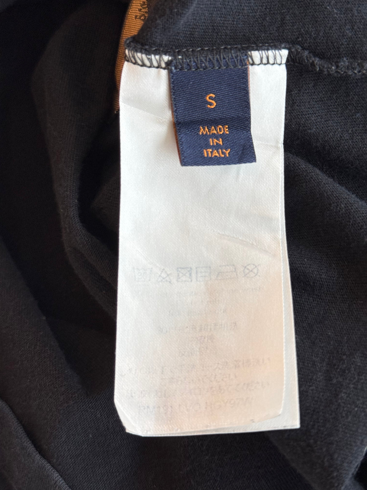Louis Vuitton Black & Yellow Oz Brick Road Logo T-Shirt