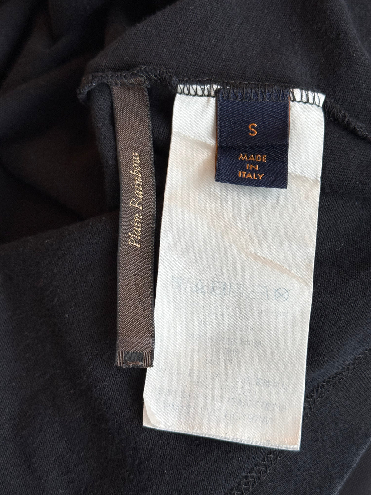 Louis Vuitton Black & Yellow Oz Brick Road Logo T-Shirt