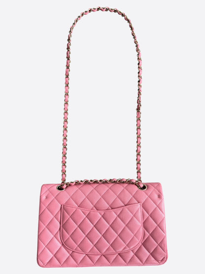 Chanel Pink Caviar Quilted Medium Flap Bag