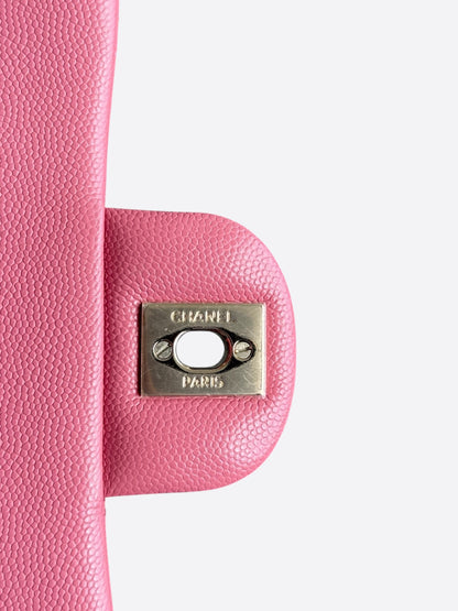 Chanel Pink Caviar Quilted Medium Flap Bag
