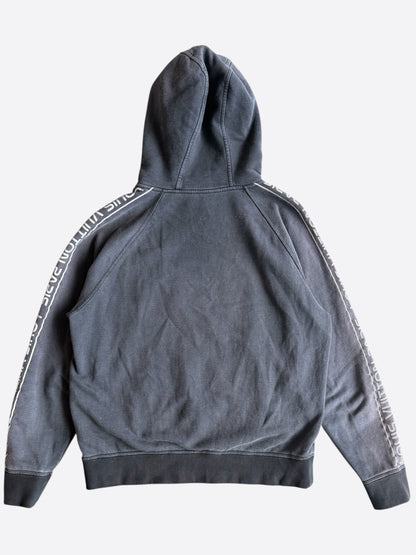 Louis Vuitton Black Reflective Sleeves Gravity Hoodie