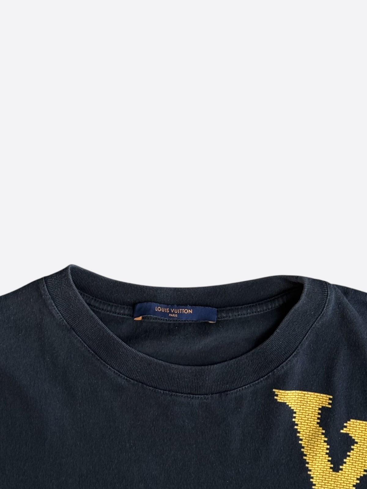 Louis Vuitton Black & Yellow Oz Brick Road Logo T-Shirt