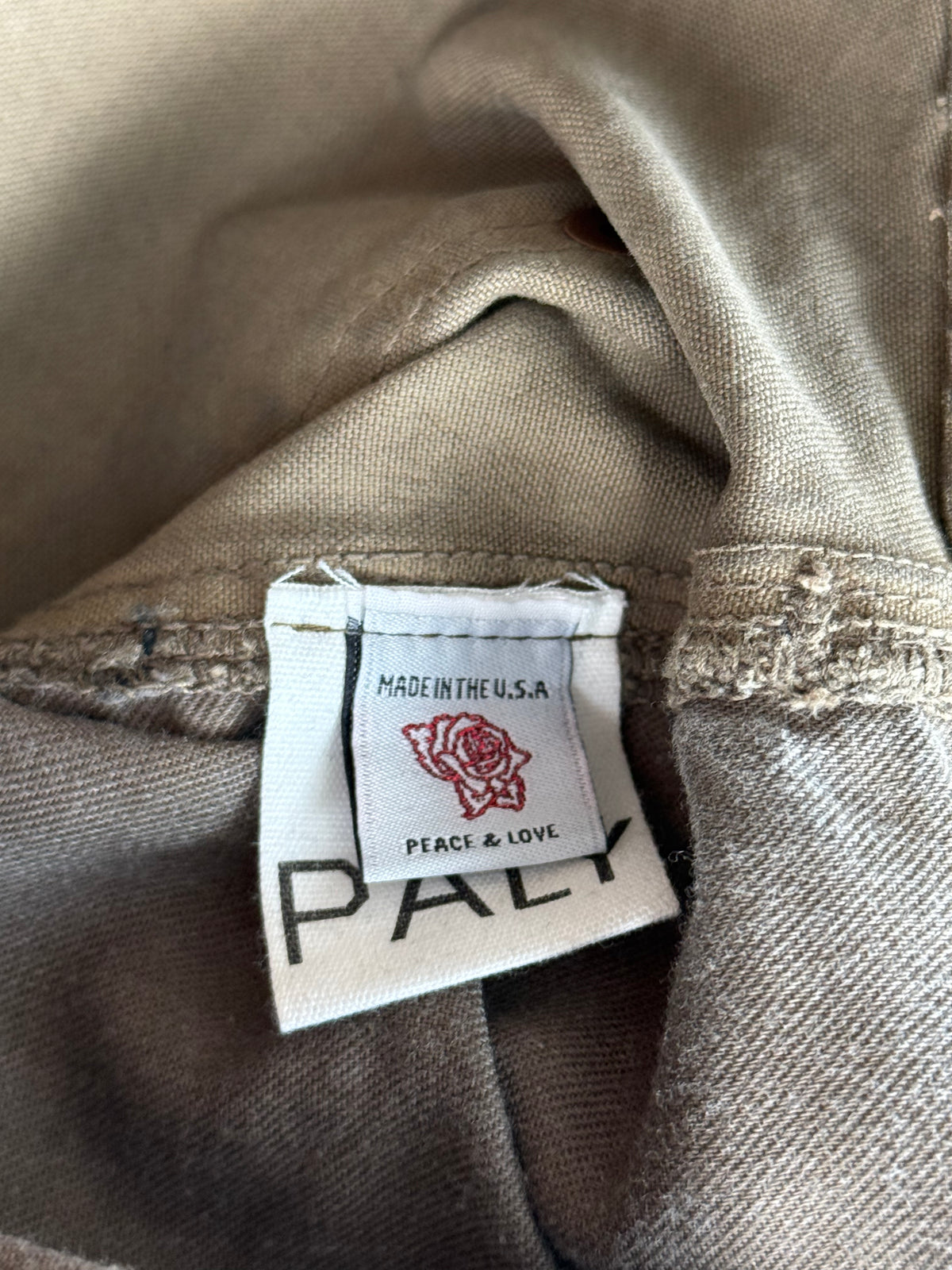 Paly Brown Been Thru It Waxed Carpenter Pants