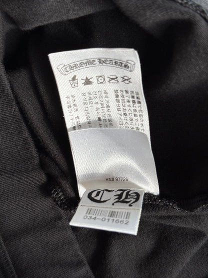 Chrome Hearts Black & White Horseshoe Logo Leggings