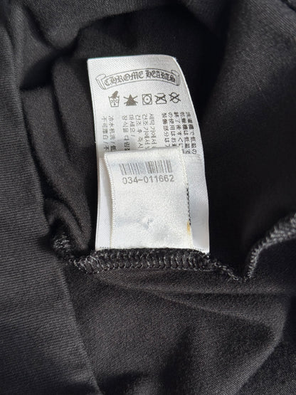Chrome Hearts Black & White Horseshoe Logo Leggings