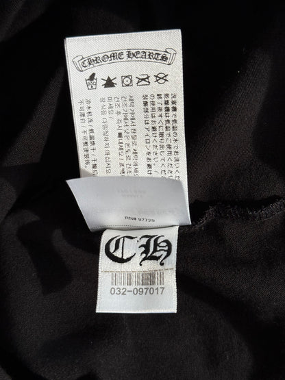 Chrome Hearts Black & White Horseshoe Logo Leggings