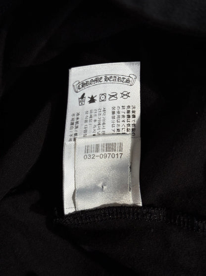 Chrome Hearts Black & White Horseshoe Logo Leggings