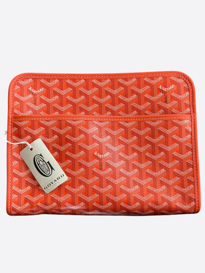 Goyard Orange Jouvence MM Toiletry Bag