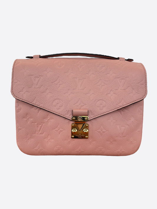 Louis Vuitton Pink Monogram Empreinte Pochette Metis