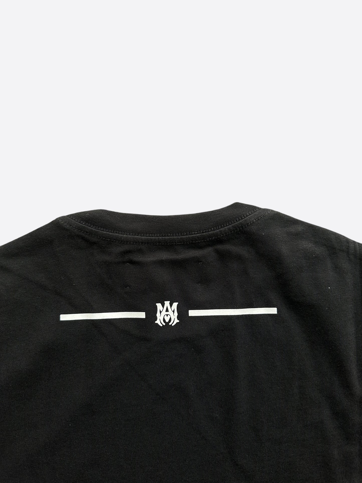 Amiri Black & White Mini MA Logo T-Shirt