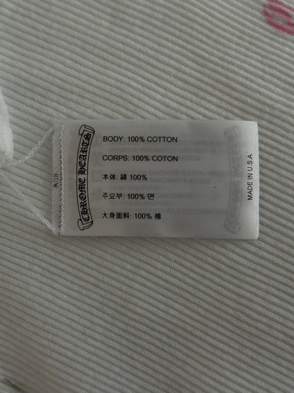 Chrome Hearts White & Pink T-Bar Logo Tank Top