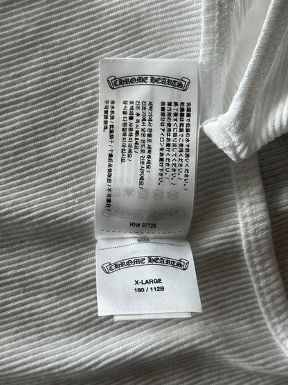 Chrome Hearts White & Pink T-Bar Logo Tank Top