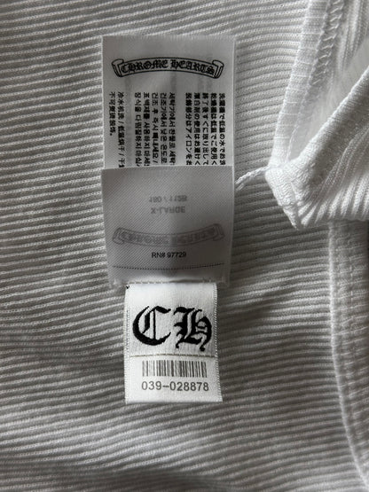 Chrome Hearts White & Pink T-Bar Logo Tank Top