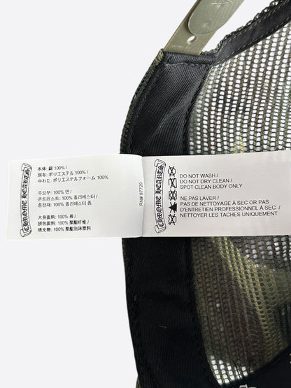 Chrome Hearts Green Camouflage Trucker Hat