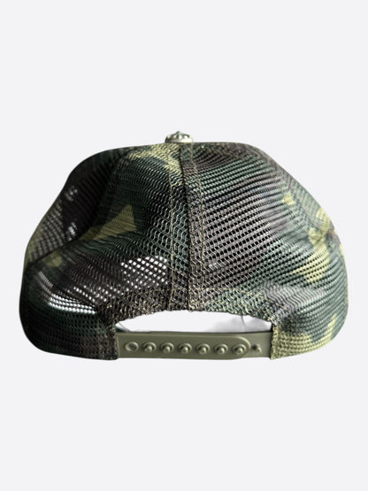 Chrome Hearts Green Camouflage Trucker Hat