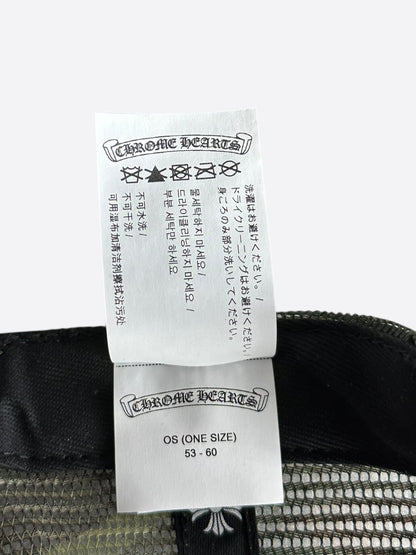 Chrome Hearts Green Camouflage Trucker Hat
